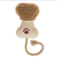 HKM-487379 Indestructible Plush Squeaky Chew Toy Set for Dogs – Includes 18cm Toys