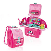 HKM-917971 Pink Kitchen Toy Set for Kids - Pretend Play Cooking Simulation for Ages 2 to 13 Years