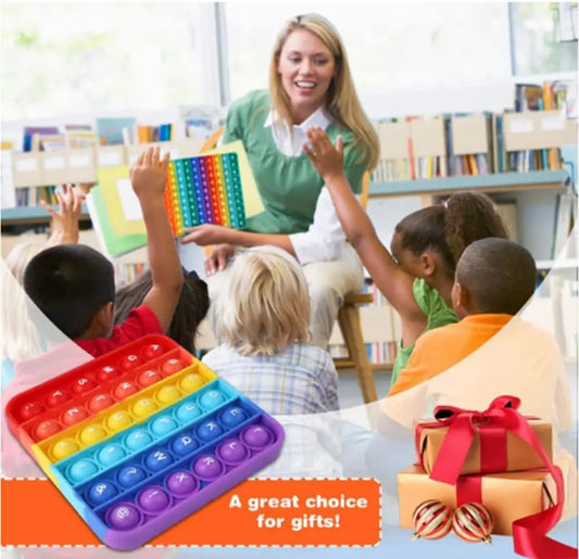 KTX-326611 Educational 2-in-1 Fidget Toy for Stress Relief and Learning Letters and Numbers