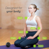 HKM-075411 Electric Vibration Massage Ball with 4 Speed Settings for Muscle Relief and Yoga Fitness