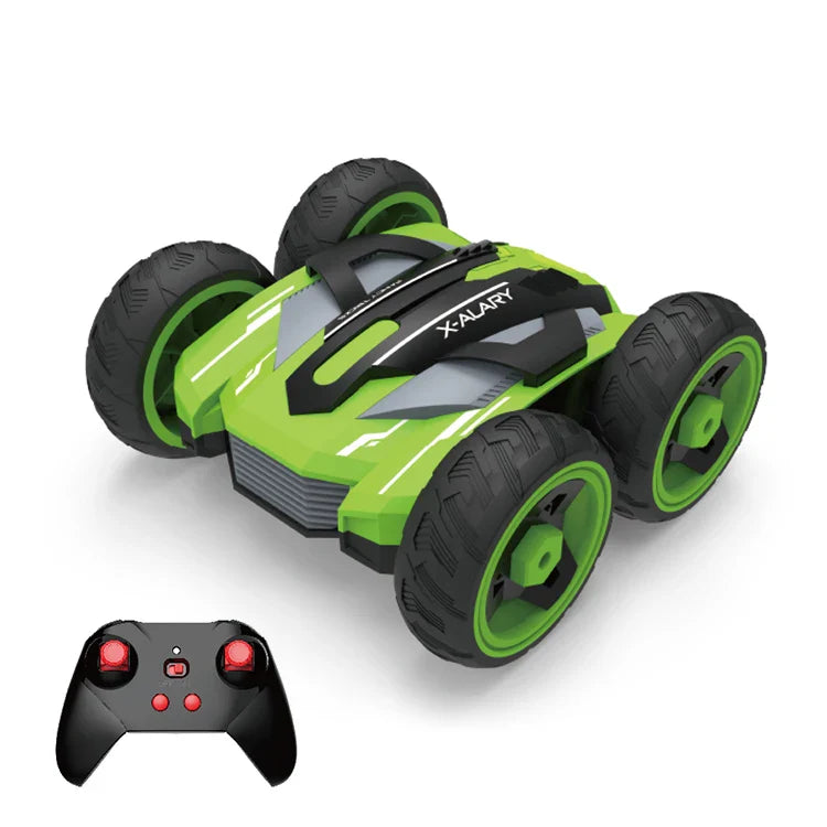HKM-066003 1:20 Scale 2.4G Double-Sided Remote Control Stunt Car with 360° Flip & Rotate Feature for Kids