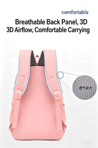 New Trend Large Capacity Junior High School Backpack Unisex Cartoon Softback Fashionable Nylon Anti-Splash Design Waterproof