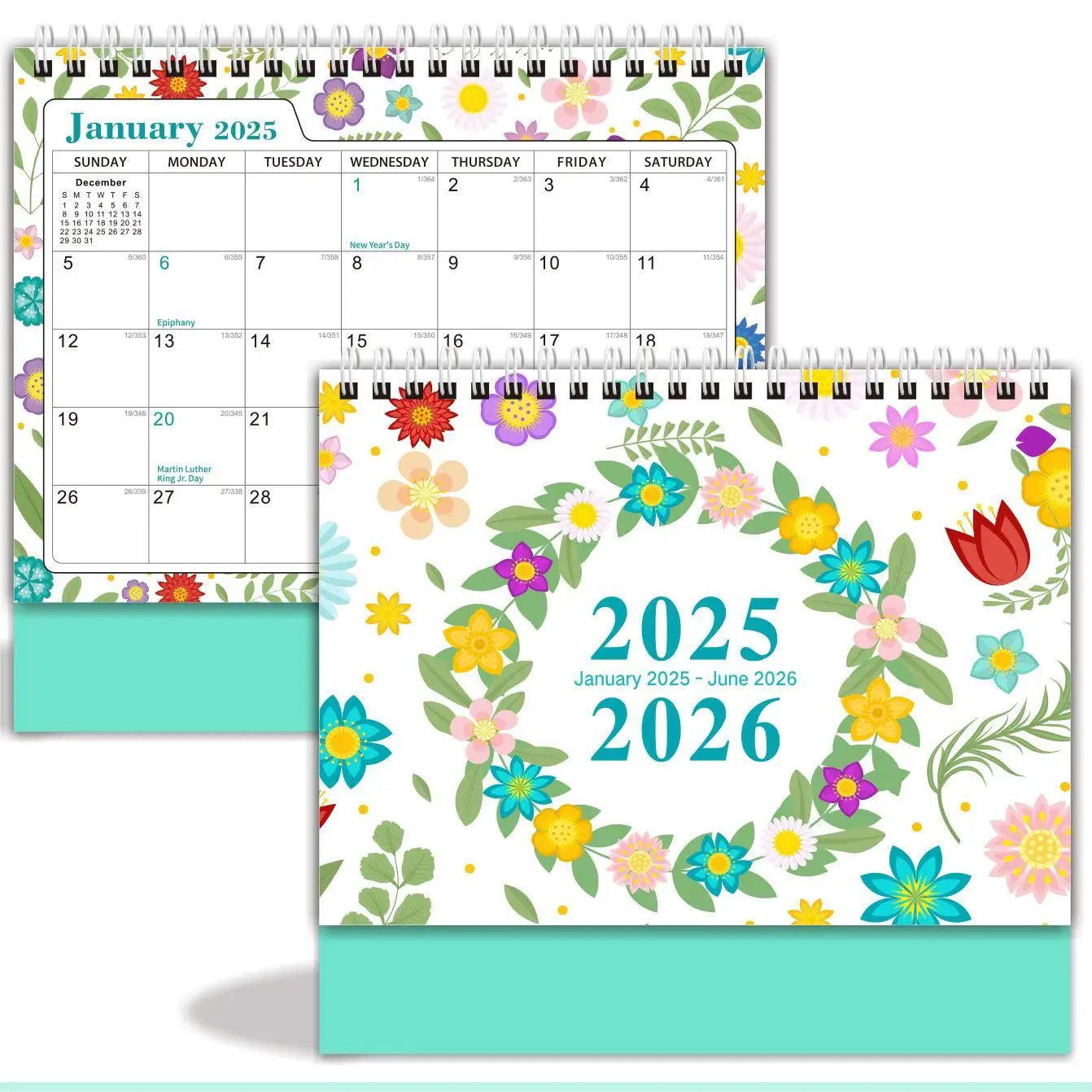 KTX-262227 2025 Custom Solid Daily Desk Calendar - Portable DIY Planner for Organising Notes and Schedules