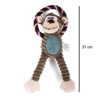 HKM-815059 Interactive Chew Toy for Dogs – Funny Animal Shape Squeaker Puppy Training Accessory