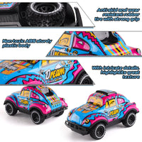 HKM-803859 27MHZ 1/20 Scale Mini Off-Road RC Truck with Luminous Features and 4-Wheel Drive