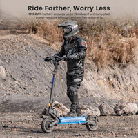 Ausom DT2 Pro Dual Motor Electric Scooter - Fast and Wholesome