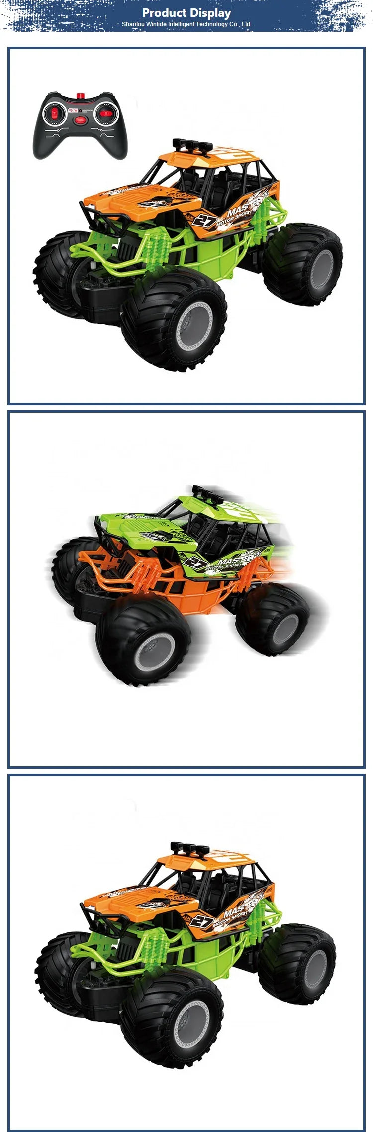 HKM-016275 4WD 1:20 Scale RC Climbing Vehicle - Remote Control Off-Road Buggy for Kids