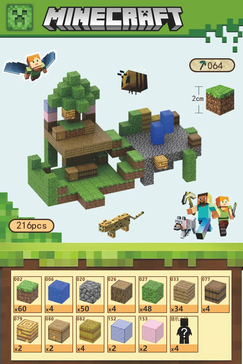 KTX-684755 Magnetic Building Block Cube Set for Kids - DIY Educational Sensory Game with Over 500 Accessories