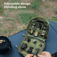 HKM-600851 Portable Multifunctional Storage Bag for Outdoor Camping and Hiking – Adjustable Oxford Sports Bag