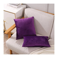 Velvet Plush Sofa Cushion Pillow case Covers