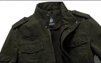 HKM-931347 Men's Winter Jacket Thick Outdoor Clothing Sports Moto Jacket With Zipper Closure Men's Coats