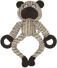HKM-995859 Interactive Plush Monkey Squeaky Dog Toy for Chewing and Play