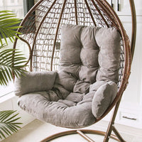 Solid Color Large Removable Washable Rattan Chair Cushion Home Decor Hanging Basket Lumbar Pillows & Seat Cushions