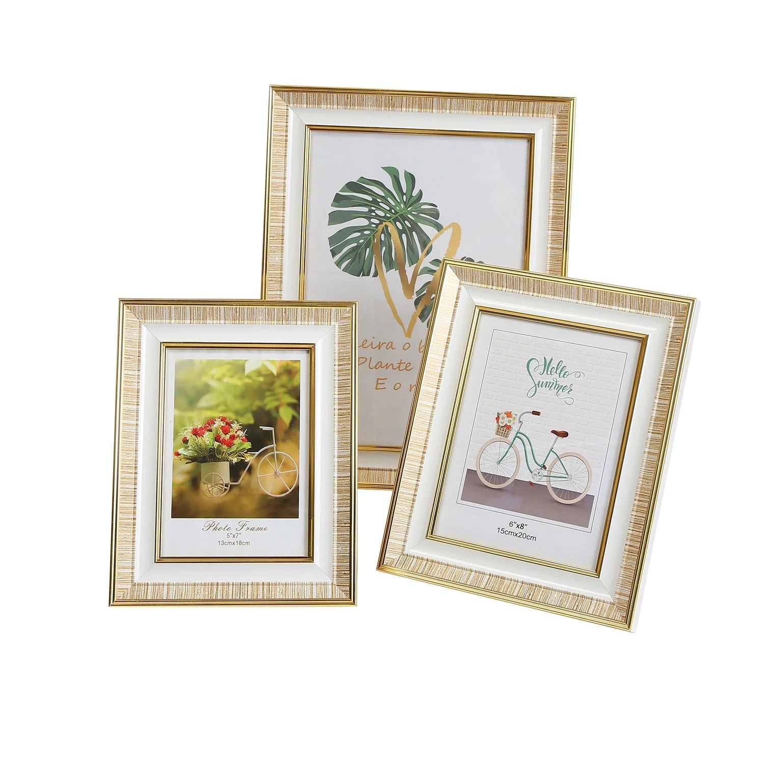 KTX-030291 Creative DIY Wooden Picture Frame for Table Decoration and Photo Wall – Available in Sizes 5" to 10" and A4