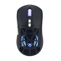 HKM-035283 Lightweight Honeycomb Wireless Gaming Mouse with Adjustable DPI up to 10000 and RGB Lighting for PC