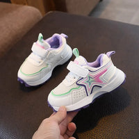 HKM-476051 High Quantity Breathable Kids Comfortable Non slip Walking Sports Casual Shoes Baby Sneakers