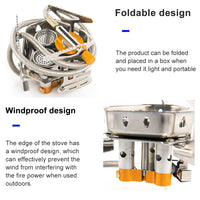 HKM-159059 Portable 6800W Camping Stove for Outdoor Cooking, Hiking and Picnics