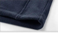 HKM-898579 Men's Jacket Sets Thickened Fleece Coat Brushed Cardigan Sports Outdoor Windproof and Warm Biker Jacket Plus Size Men's Jackets