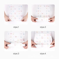 HKM-392403 Sleeveless Disposable Baby Bibs Waterproof Custom Hot Baby Dinner Baby Feeding Bib
