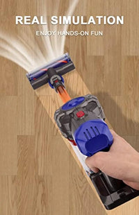 HKM-915667 3-in-1 Mini Plastic Vacuum Cleaner Toy Set for Kids - Pretend Play Household Appliance