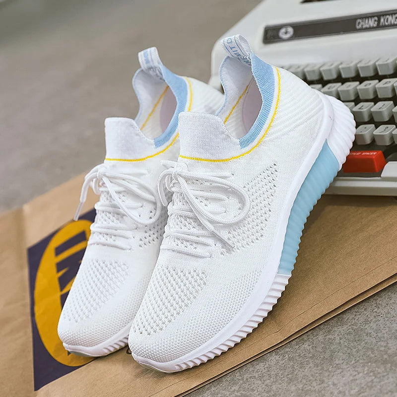 HKM-179987 RF19 New Mesh Breathable Casual Shoes Summer Versatile Lightweight Sports Shoes Student Durable Running Shoes