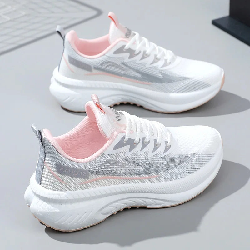 HKM-016147 K2503 New Mesh Breathable Casual Shoes Summer Versatile Lightweight Sports Shoes Student Durable Running Shoes