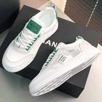 HKM-278291 YQ26 New Mesh Women's Board Shoes Summer Thick Sole Versatile Sports Shoes Casual Student Running Shoes