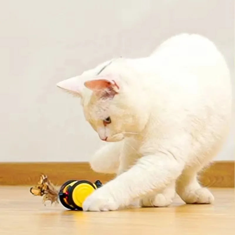 HKM-358611 Interactive USB Chargeable Automatic Bee Cat Toy for Engaging Playtime