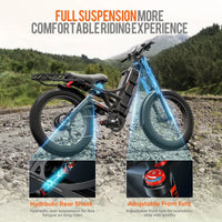USEU Warehouse 60AH 200Km Cheap Adult Electric Mountain Bike Bicicleta Electrica Baratas 26 Inch Fat Tire Electric Mountain Bike