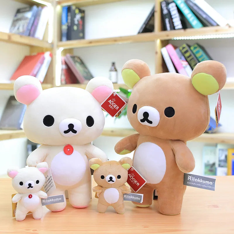 KTX-638803 Rilakkuma Couple Stuffed Plush Toy - Soft PP Cotton Animal Gift