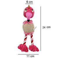 HKM-815059 Interactive Chew Toy for Dogs – Funny Animal Shape Squeaker Puppy Training Accessory