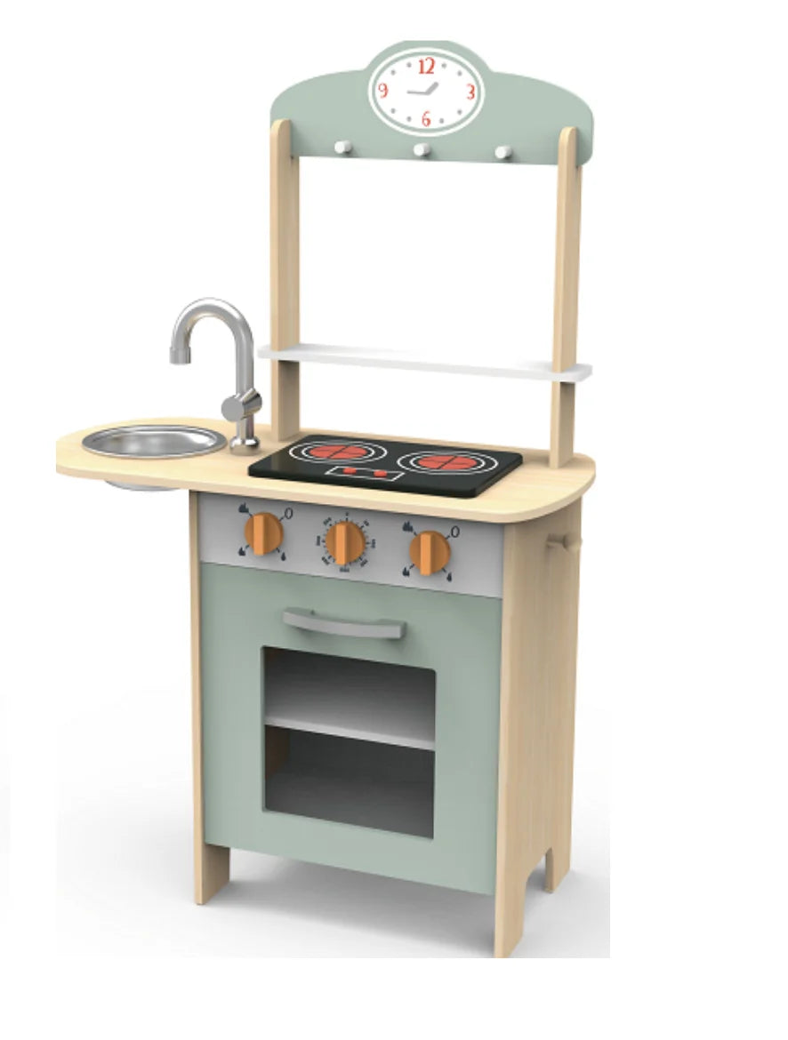 KTX-953811 Outdoor Wooden Mud Kitchen Play Set for Kids - 2024 Design