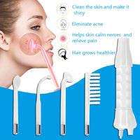 HKM-127891 Handheld High Frequency Electric Facial Wand for Skin Treatment and Beauty Care