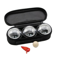 HKM-223443 Custom Logo Petanque Set with Nylon Boules for Training and Exercise, Includes Carry Bag with CN Plug