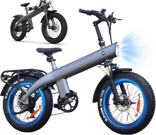2025 NEW Q3 E-bicycle Bikes Mountain E-bike 20inch Fat Tire Fatbike 750w Ebike Bicycle Electrica Electric City Bike for Sale