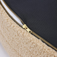 HKM-242195 Comfortable Round High-Walled Dog Bed with Durable Fabric and Washable Cover