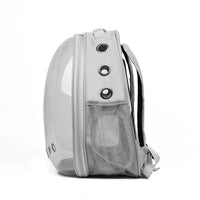 HKM-390227 Transparent Space Capsule Pet Carrier Backpack for Small Animals - Breathable and Portable for Outdoor Travel