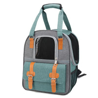 HKM-816211 Airline-Approved Dog and Cat Backpack Carrier with Breathable Oxford Fabric and Mesh Ventilation