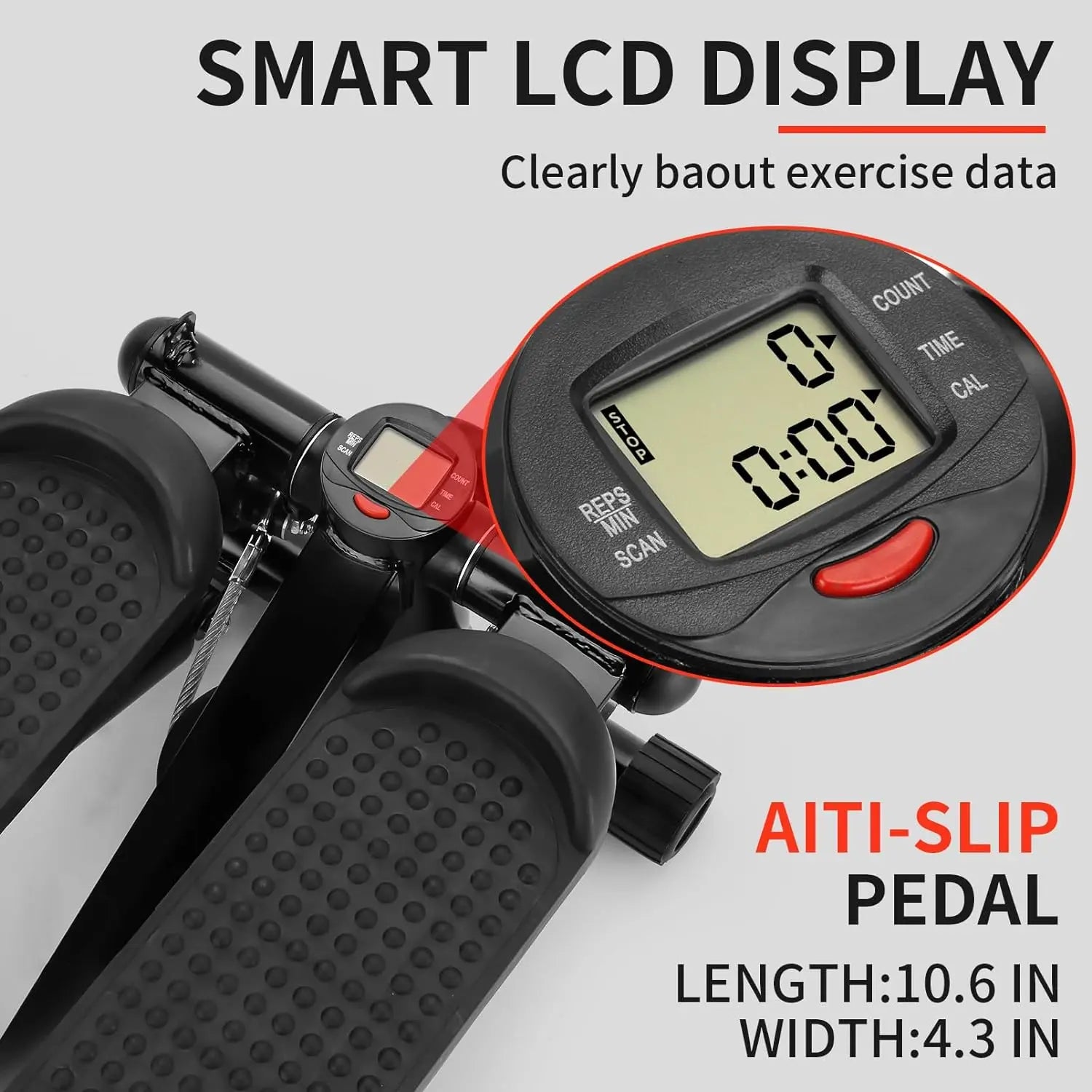 HKM-698003 Portable Fitness Aerobic Mini Stepper for Home Workouts