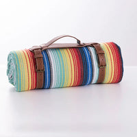 Oversized 2x2m Family Picnic Blanket: Waterproof Oxford Mat for Outdoor Adventures Portable, Washable, and Built to Last.