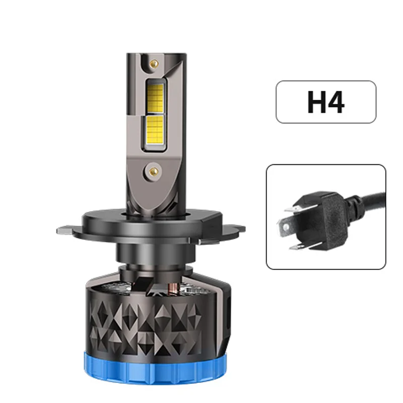 KTX-326355 High Power 160W 16000Lm H7 LED Headlight Bulb for H4, H1, H11, 9005, 9006, 9012 with 6000K White Light, 12V High Low Beam