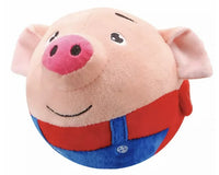 HKM-585683 Interactive Washable Squeaky Plush Dog Ball Toy with Sound and Motion