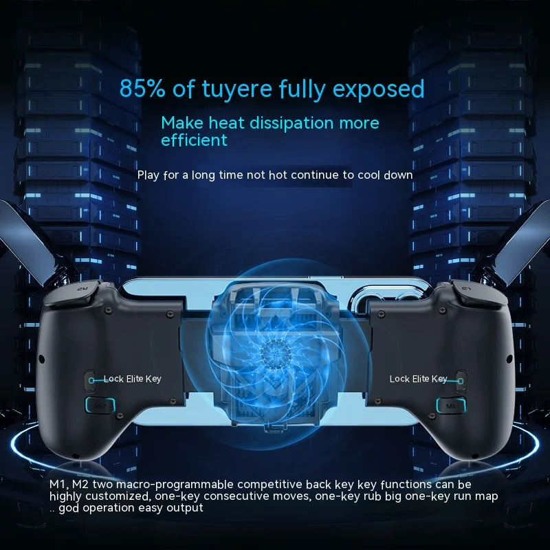 HKM-216083 Fast Cooling Joysticks Game Controller for Android, iOS, and HarmonyOS Mobile Gaming