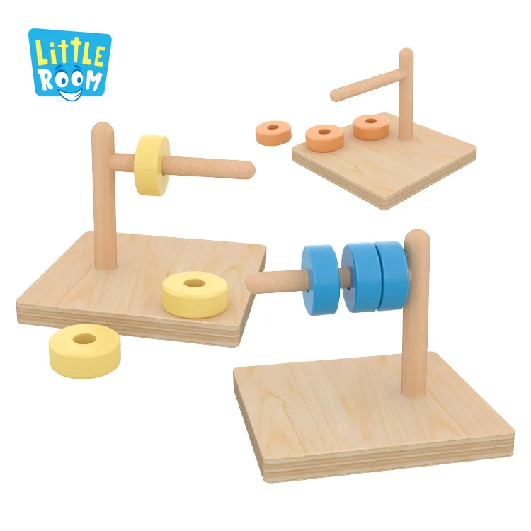 KTX-034003 Premium Wooden Montessori Educational Box Set for Kids 24 Months and Up