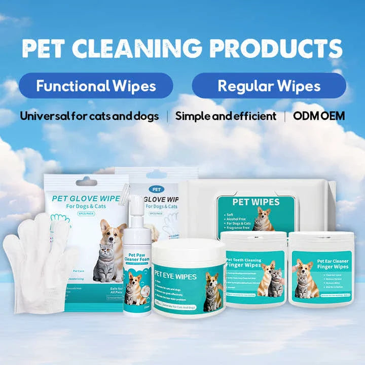 HKM-307731 Pet Oral Care Dental Wipes for Effective Tartar Removal and Teeth Cleaning
