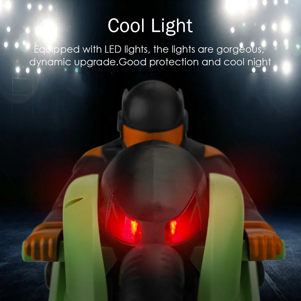 HKM-885203 Remote Control Mini Electric Motorcycle with Music and Lights for Kids Ages 3 and Up