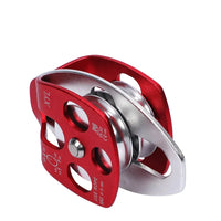 HKM-912723 Aluminium Double Pulley for Climbing and Lifting in Outdoor Activities