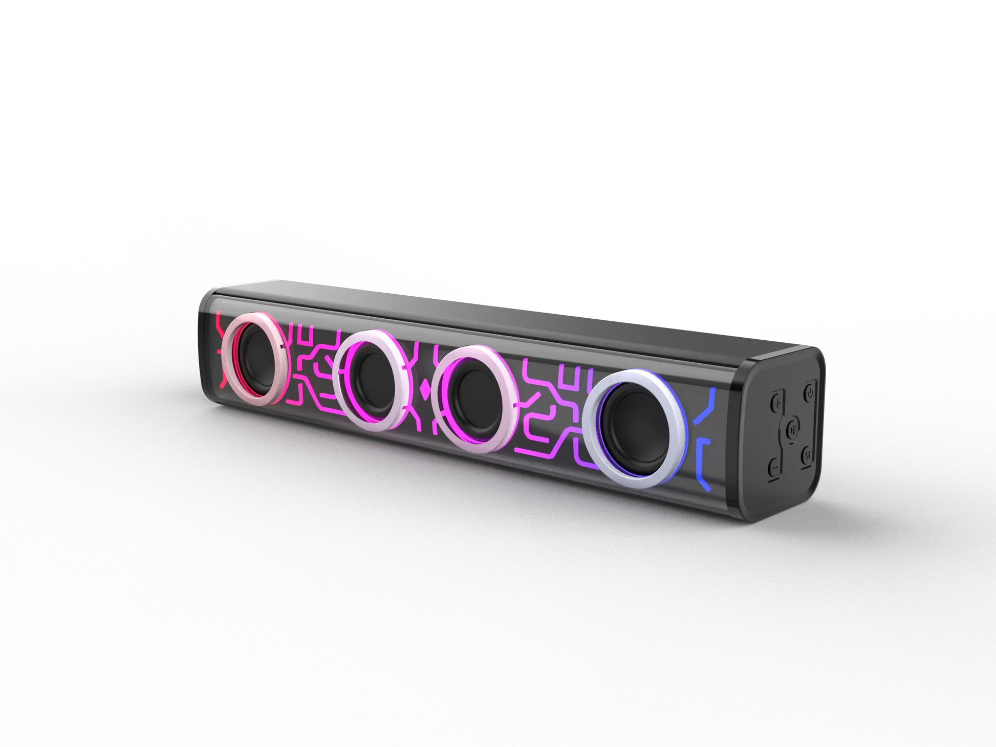 KTX-828051 8W Wired and Wireless Home Soundbar with Surround Sound for PC and Theatre Use