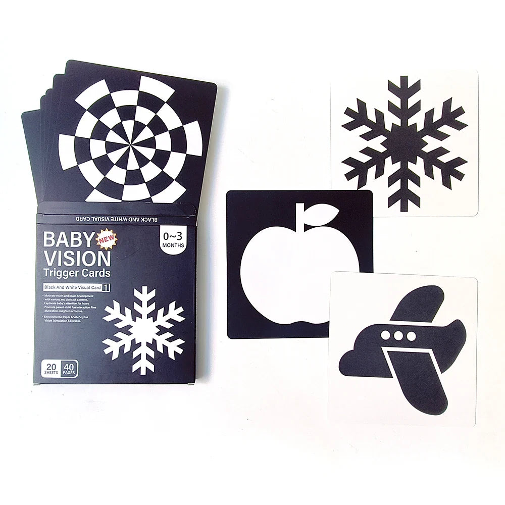 KTX-276883 Custom Educational Flash Cards for Babies Aged 12-36 Months - Cognitive Learning Tools