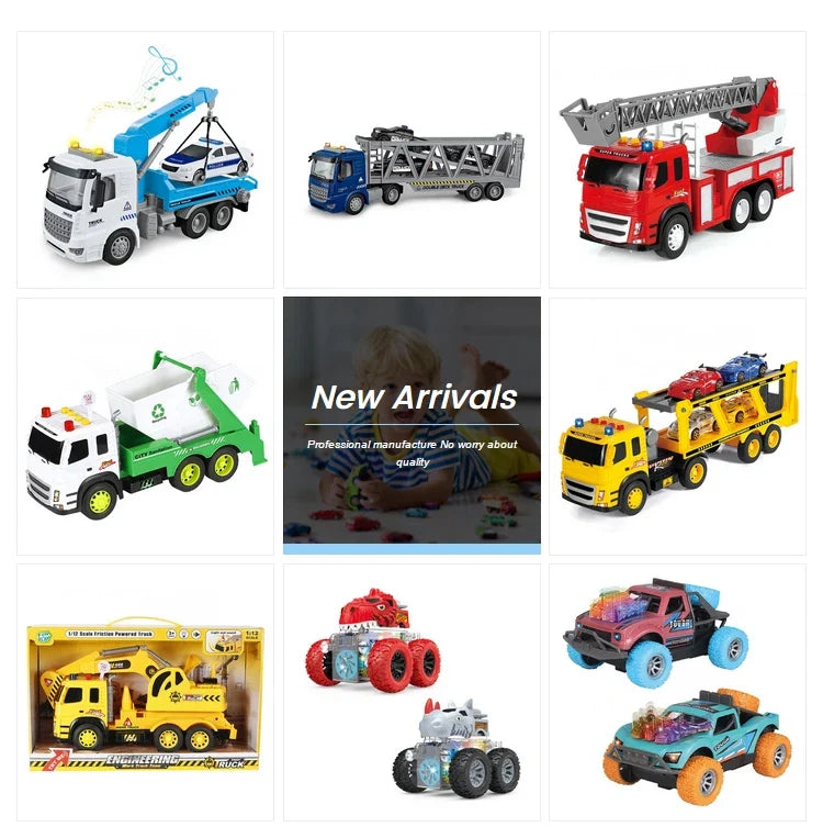 HKM-246803 Electric Fire Truck Toy Car with Light and Sound for Kids 2-13 Years